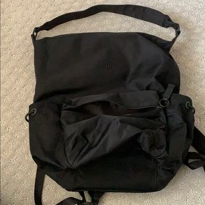 Lululemon Black Easy Days Convertible Backpack